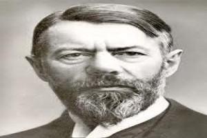 Portrait of author Max Weber